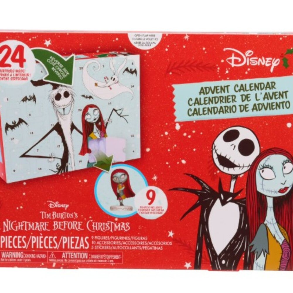 Disney Tim Burton's The Nightmare Before Christmas Advent Calendar, 24 Surprises